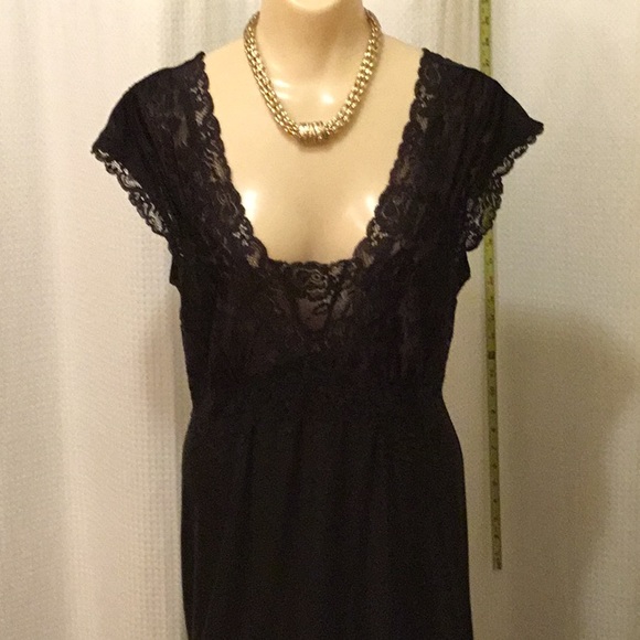 Soma Other - Soma Long Black Lace Nightgown LG. GUC